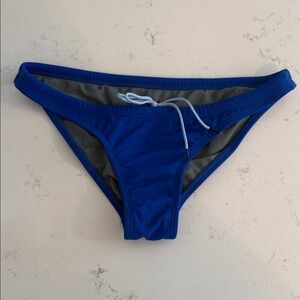 Jolyn Neon Blue Bikini Bottom (L)